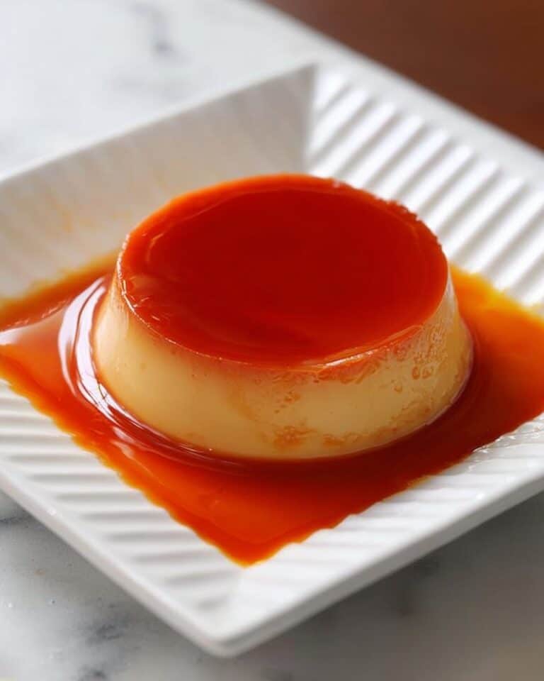Eggless Caramel Custard with Agar Agar and Vanilla Recipe