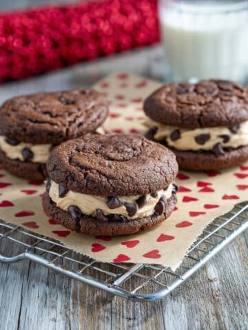 Brownie Cookie Dough Sandwich Cookies Recipe