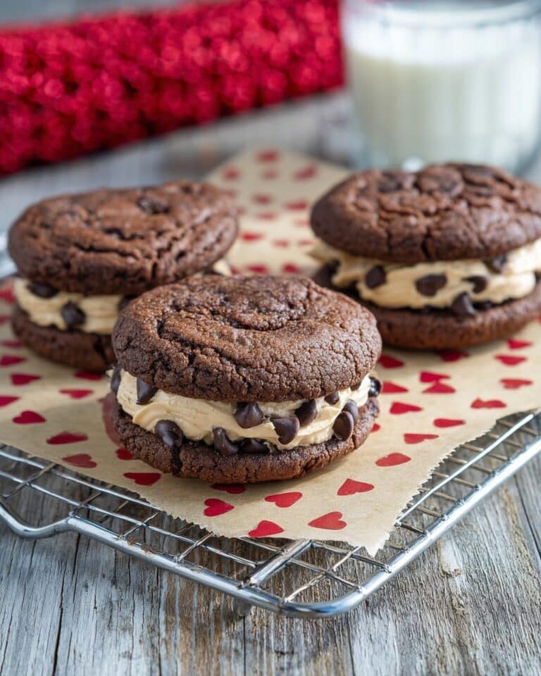 Brownie Cookie Dough Sandwich Cookies Recipe