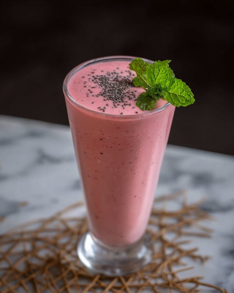 Strawberry Banana Chia Seed Smoothie Recipe