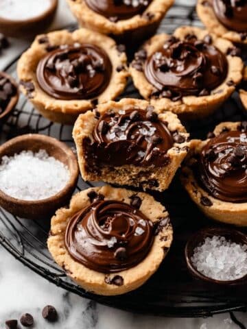 Chocolate Chip Cookie Cups with Fillings Recipe