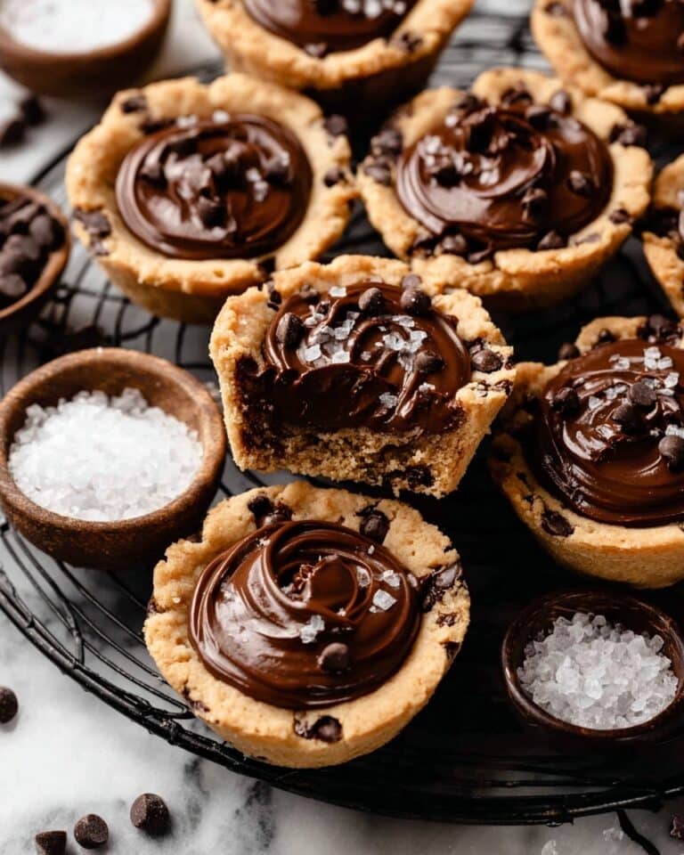 Chocolate Chip Cookie Cups with Fillings Recipe
