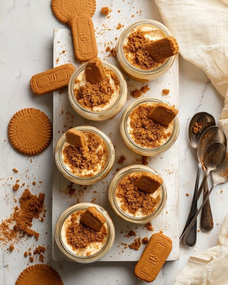 No-Bake Biscoff Cheesecake Cups Recipe