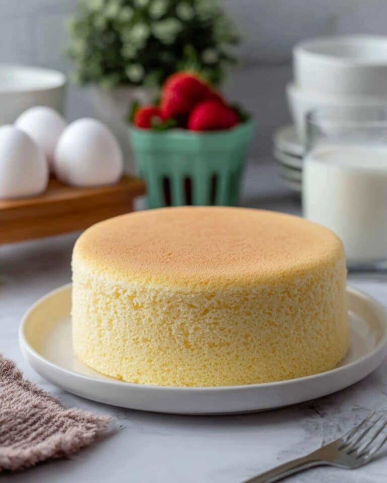 Cotton Japanese Cheesecake Without the Cracks Recipe