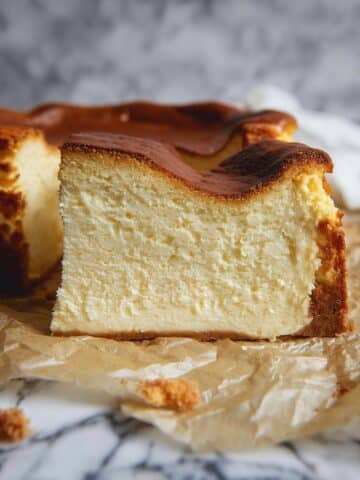Loaf Pan Basque Cheesecake Recipe