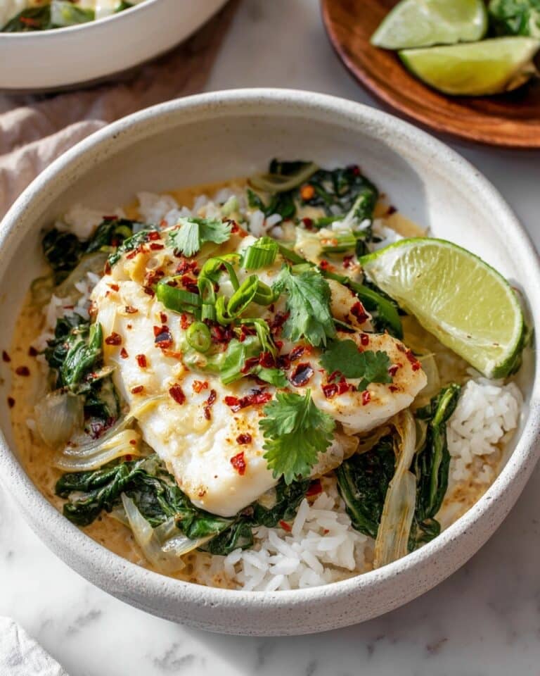 Thai-Inspired Coconut Poached Fish Recipe
