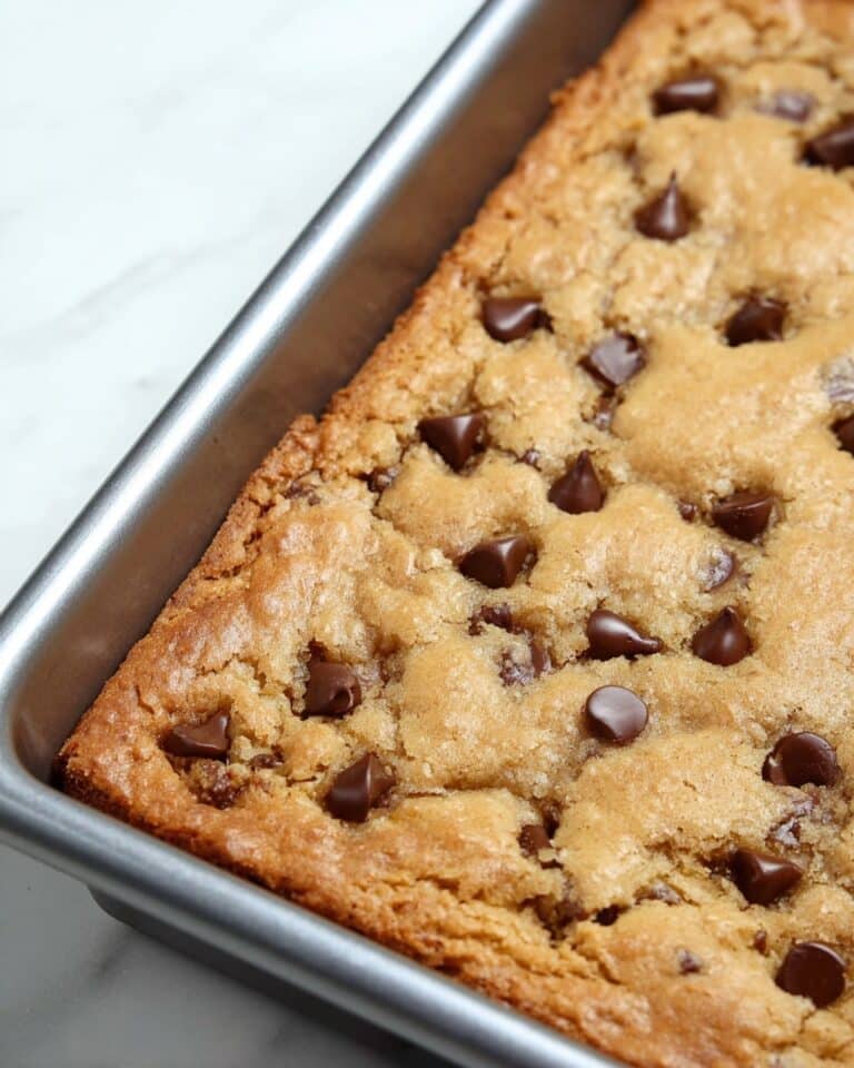 Salted Caramel Chocolate Chip Cookie Bars Recipe