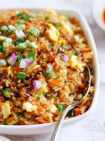 Paleo Whole30 Cauliflower Fried Rice Recipe