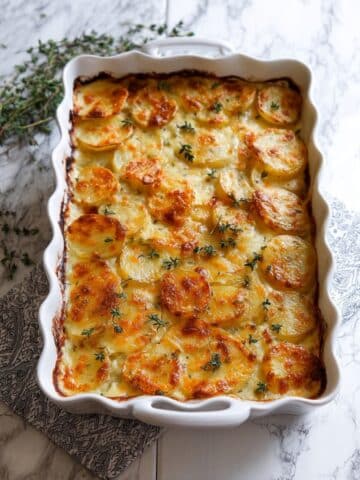 Paleo Scalloped Potatoes {Whole30 and Vegan Options} Recipe