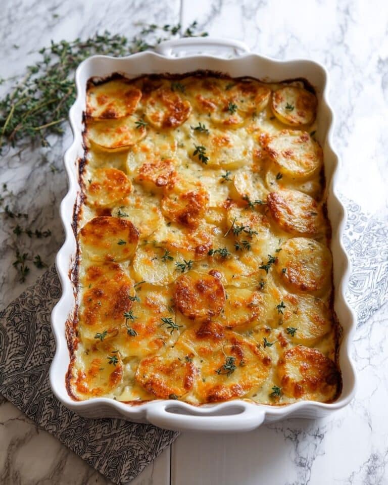 Paleo Scalloped Potatoes {Whole30 and Vegan Options} Recipe