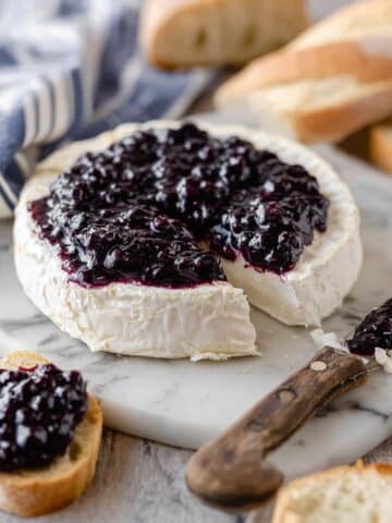 Blueberry Balsamic Goat Cheese Appetizer Recipe
