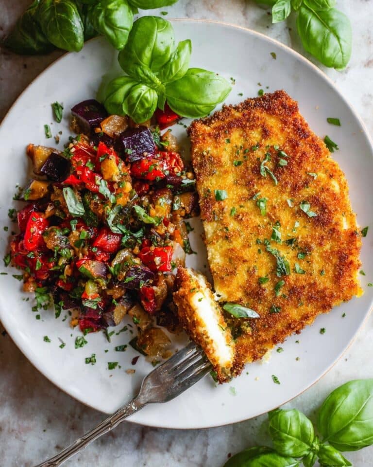 Parmesan Crusted Chicken with Ratatouille Recipe