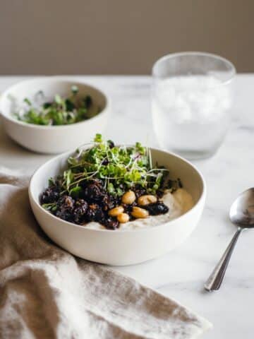 Celery Root Puree with Balsamic Roasted Beets and Pearl Onions Recipe