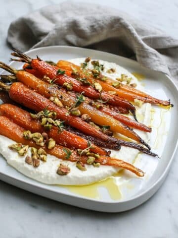 Roasted Carrots with Whipped Ricotta and Hot Honey Recipe