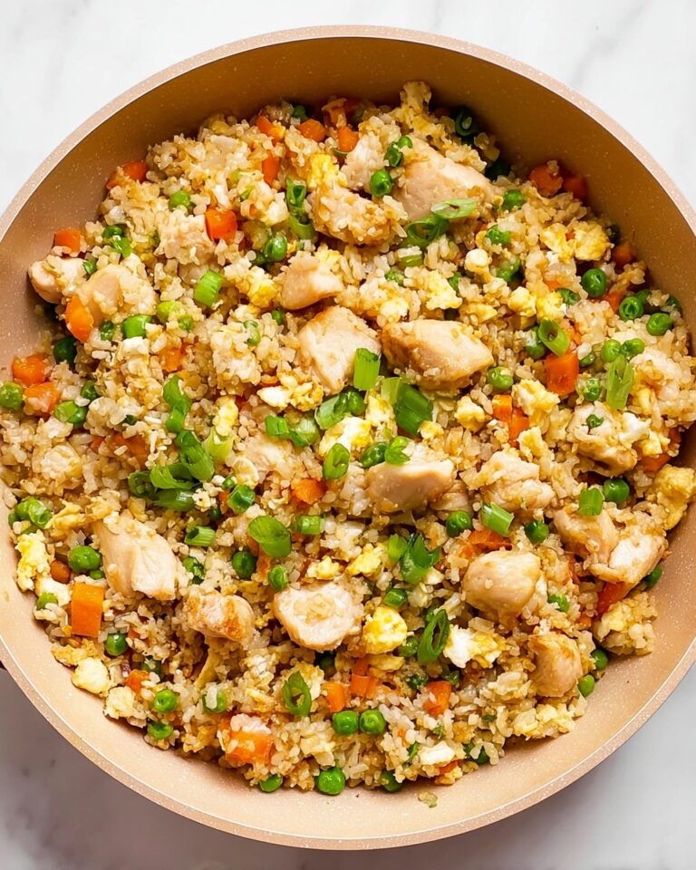 Cauliflower Chicken Fried Rice (30 Minute Healthy Takeout Twist) Recipe
