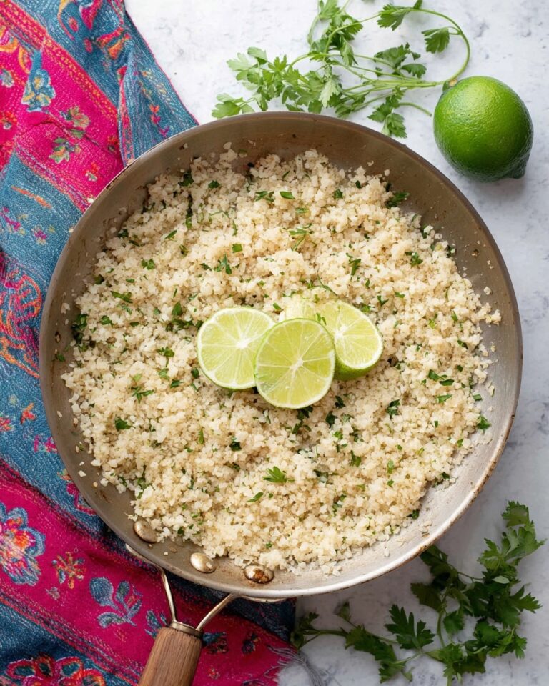 Cilantro Lime Cauliflower Rice Recipe