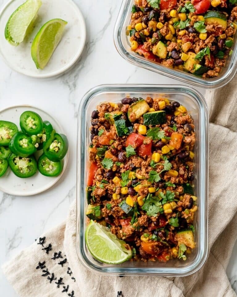Ground Turkey Skillet with Zucchini, Corn, Black Beans, and Tomato Recipe