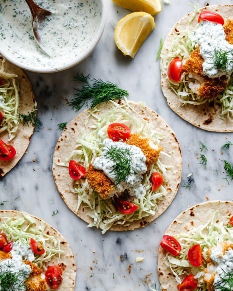 Tzatziki Fish Tacos Recipe
