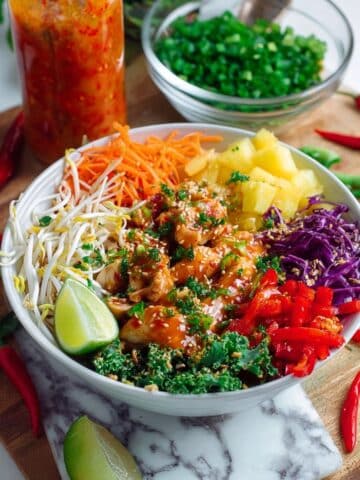 Thai Sweet Chili Chicken Buddha Bowls Recipe