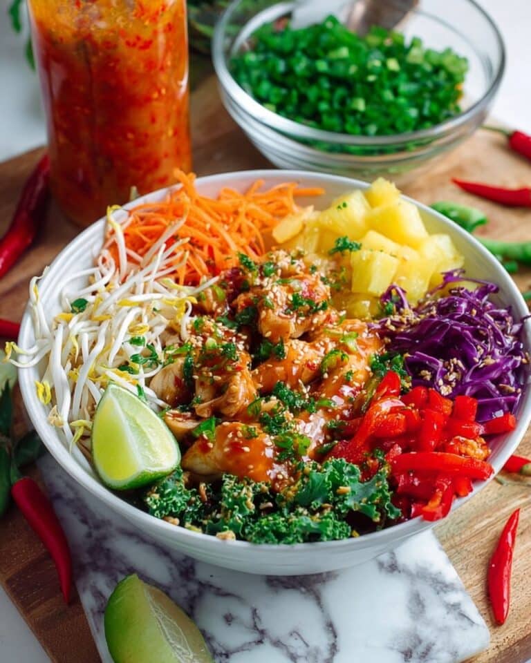 Thai Sweet Chili Chicken Buddha Bowls Recipe