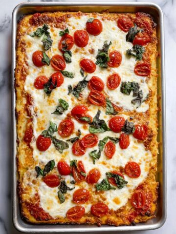 Margherita Focaccia Bread Recipe