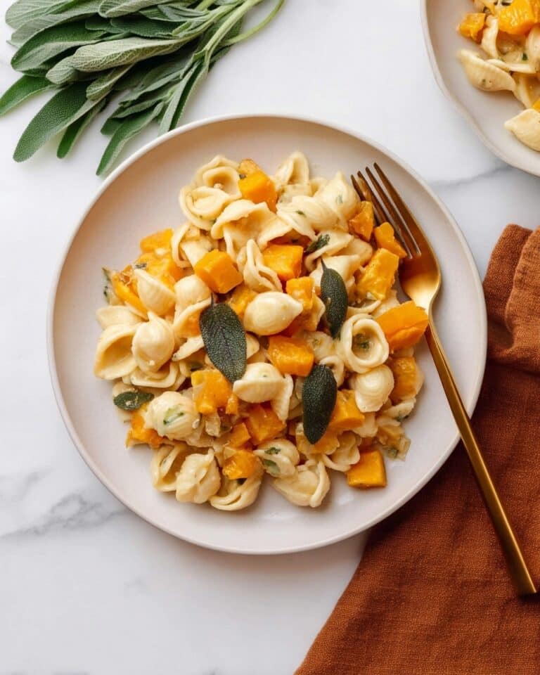 Butternut Squash and Sage Pasta with Browned Butter and Pecorino Romano Recipe