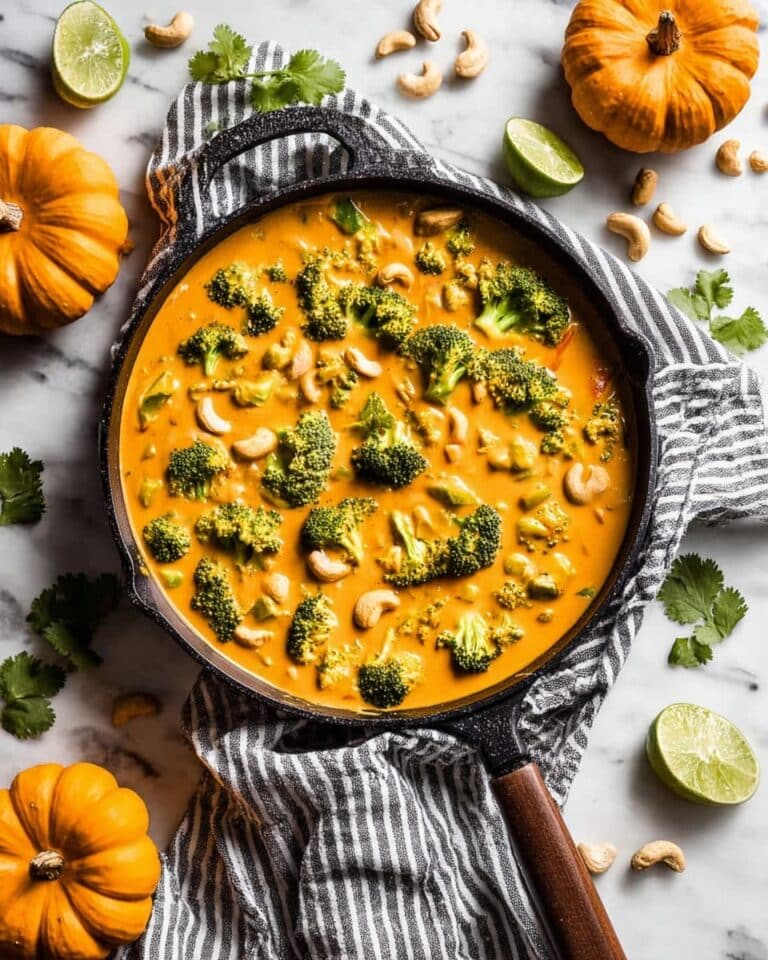 Pumpkin Chicken Curry with Coconut Milk and Vegetables Recipe
