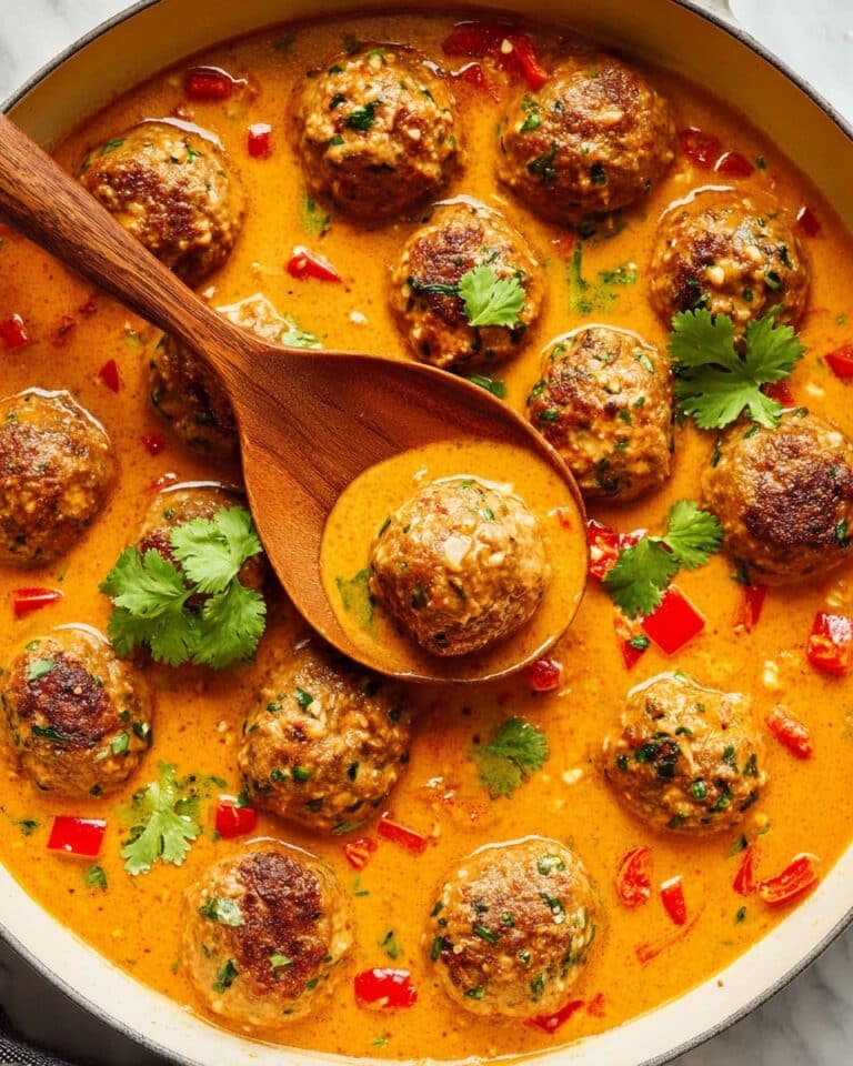 Easy Thai-Inspired Turkey Meatballs in Coconut Curry Sauce Recipe