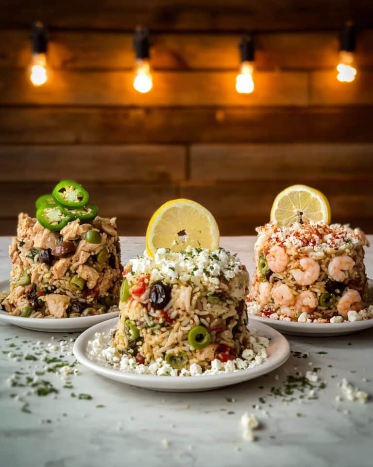 Honey Lime Chicken and Avocado Rice Stack Recipe