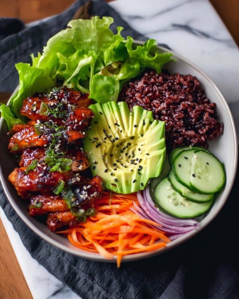 Spicy Korean BBQ Chicken Rice Bowl Recipe