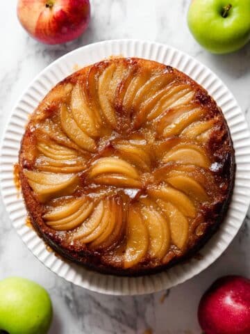 Caramel Apple Upside Down Cake Recipe