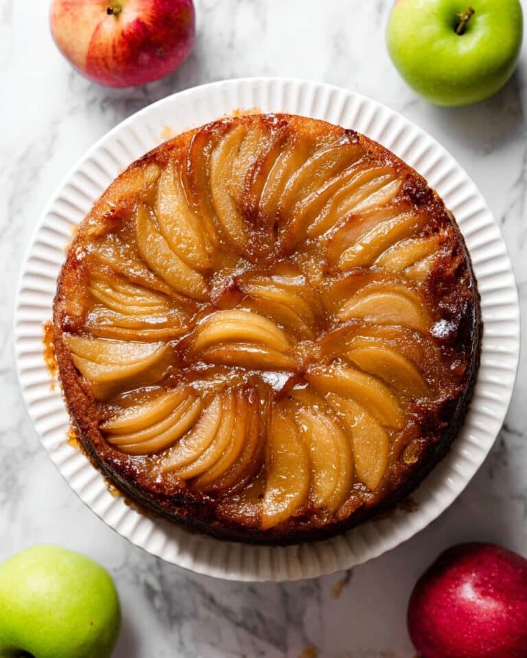 Caramel Apple Upside Down Cake Recipe