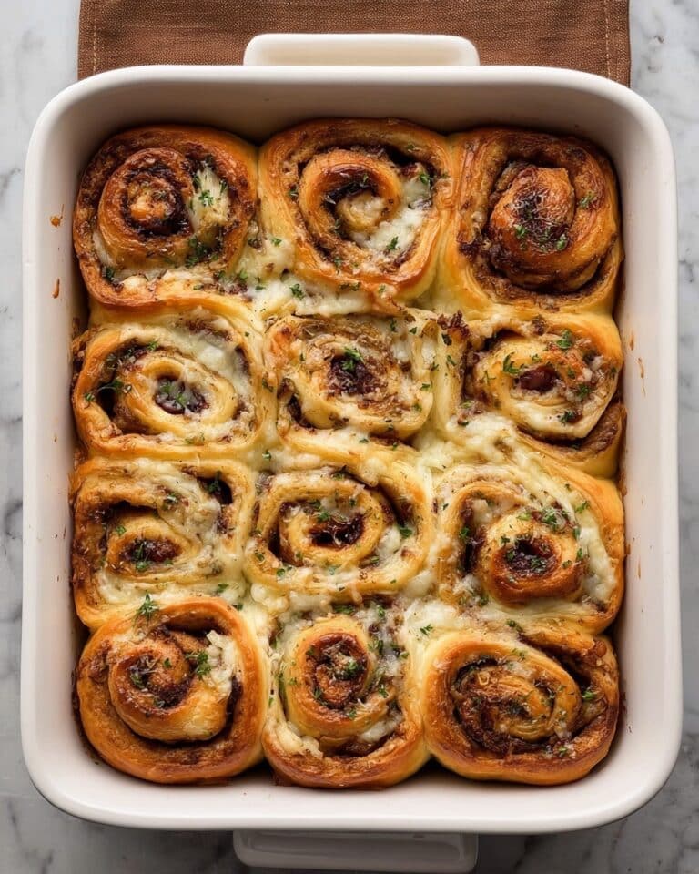 Caramelized Onion Roast Beef Rolls Recipe