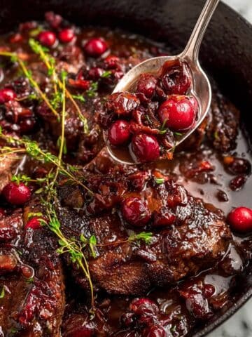 Cranberry Balsamic Roast Beef Recipe