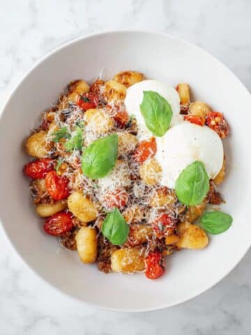 Tomato Basil Gnocchi with Burrata Recipe