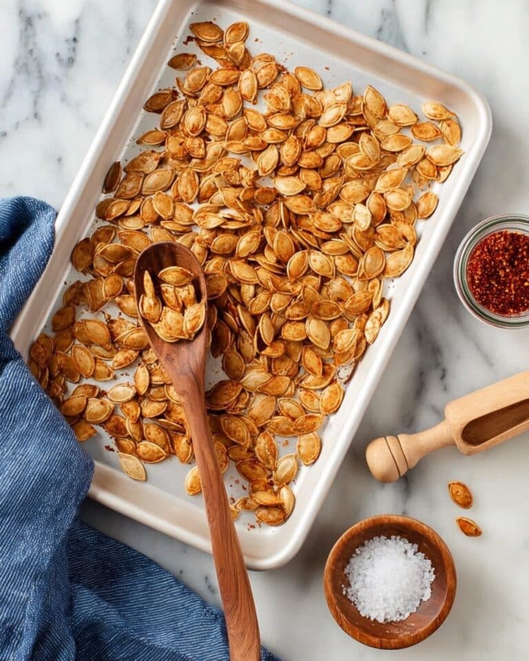 Roasted Pumpkin Seeds with Olive Oil, Sea Salt, and Chili Powder Recipe