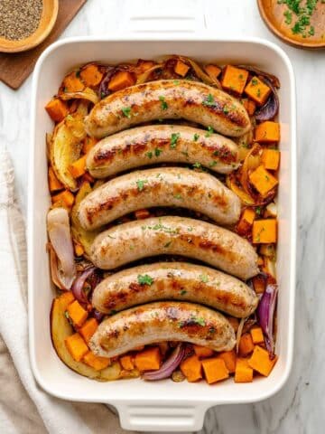 Chicken Sausage Sweet Potato Bake Recipe