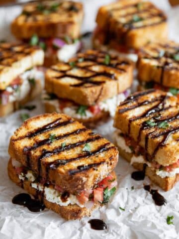 Bruschetta Grilled Cheese Sandwiches Recipe