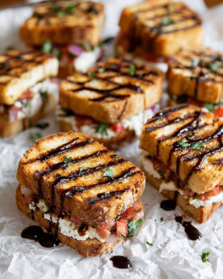 Bruschetta Grilled Cheese Sandwiches Recipe