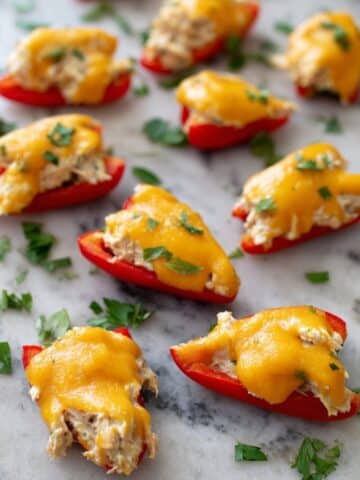 Keto Tuna Melt Poppers Recipe