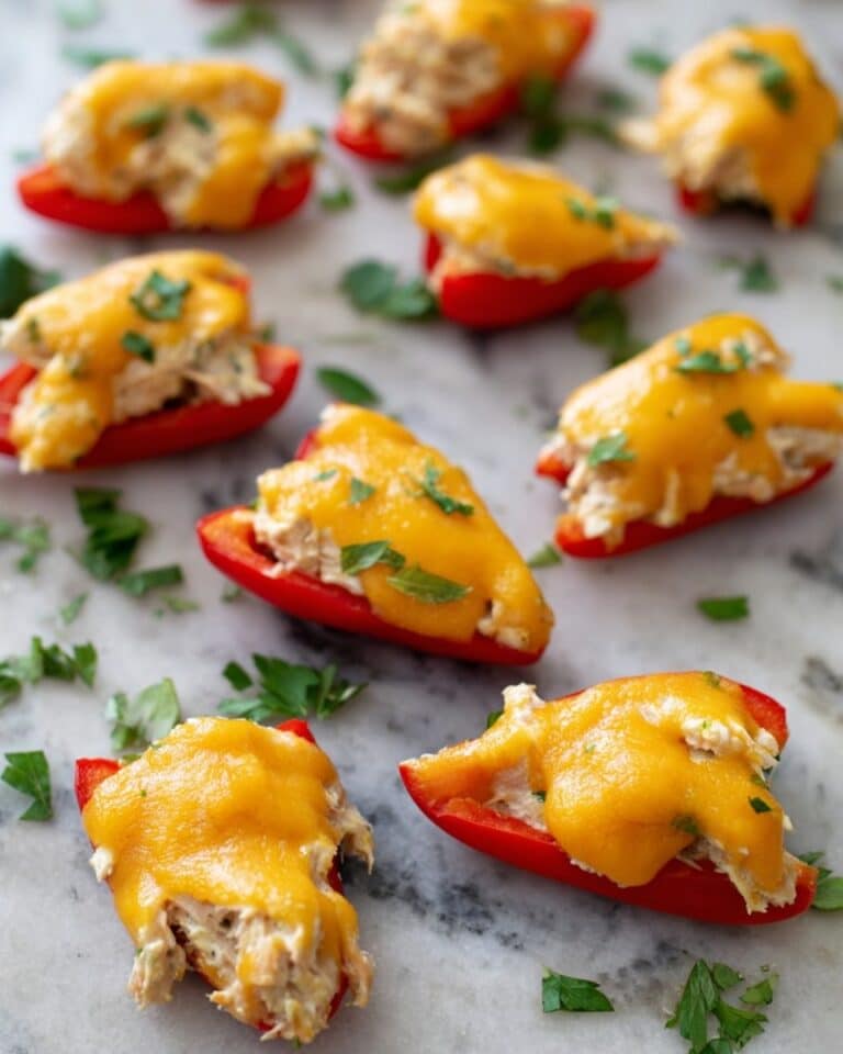 Keto Tuna Melt Poppers Recipe