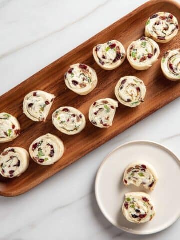 Cranberry Feta Pinwheels Recipe