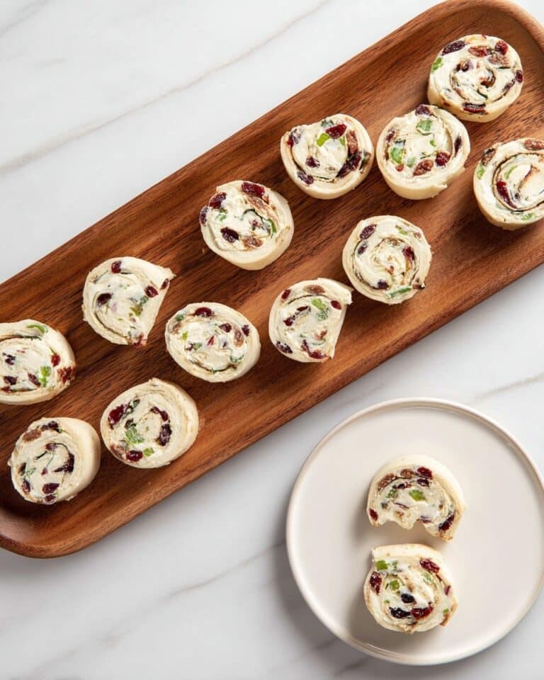 Cranberry Feta Pinwheels Recipe