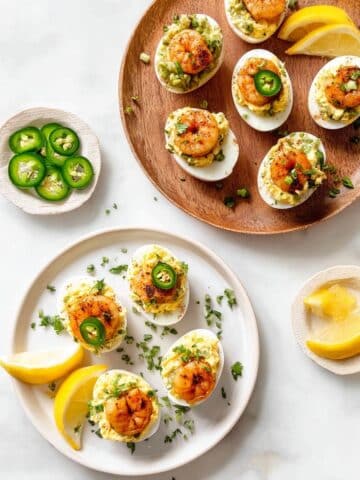 Cajun Shrimp Deviled Eggs Recipe