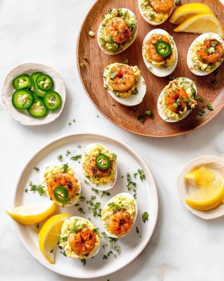 Cajun Shrimp Deviled Eggs Recipe