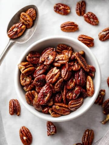 Easy Candied Pecans with Maple Syrup Recipe