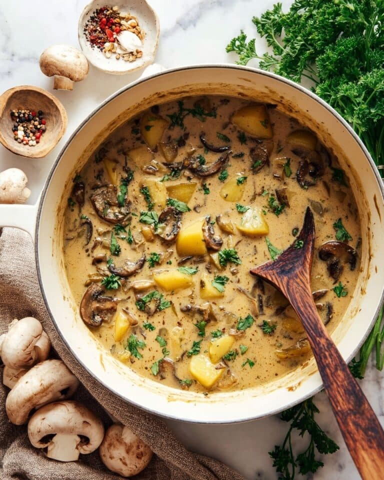Cozy White Bean Mushroom Stew (Vegan) Recipe