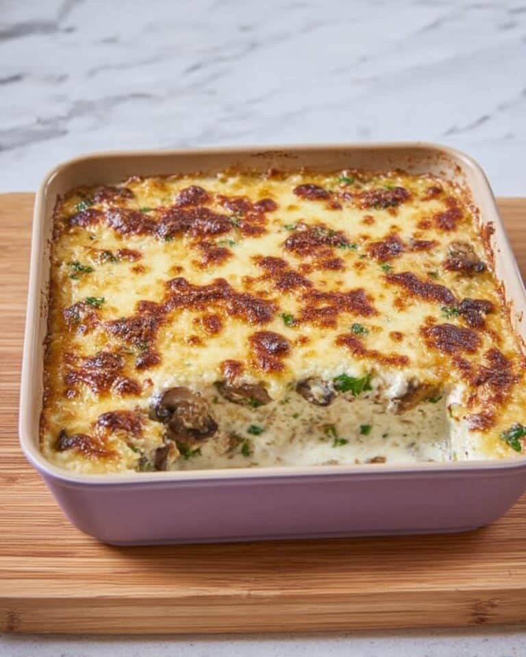 Keto Chicken Lasagna Casserole Recipe