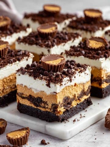 No Bake Chocolate Peanut Butter Cake Recipe