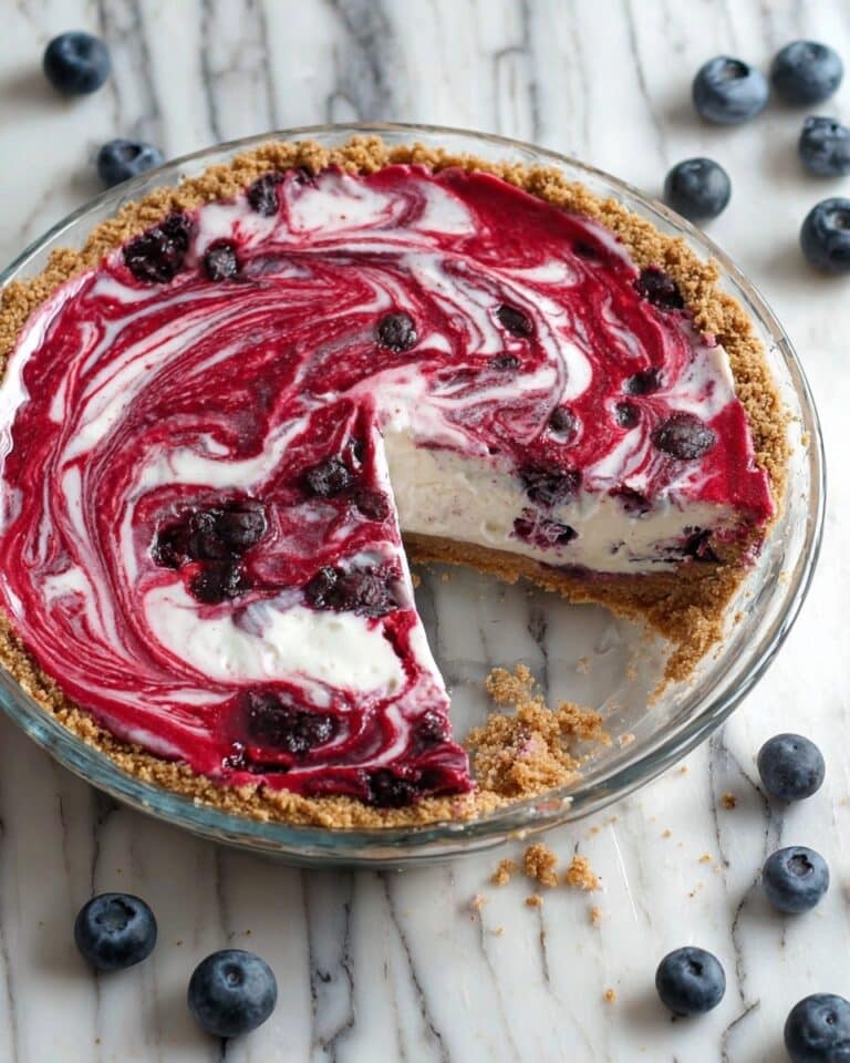 Very Berry Frozen Cream Pie Recipe